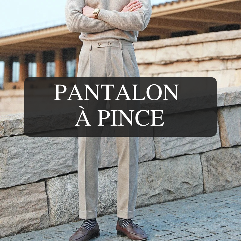 Pantalon à Pince Homme