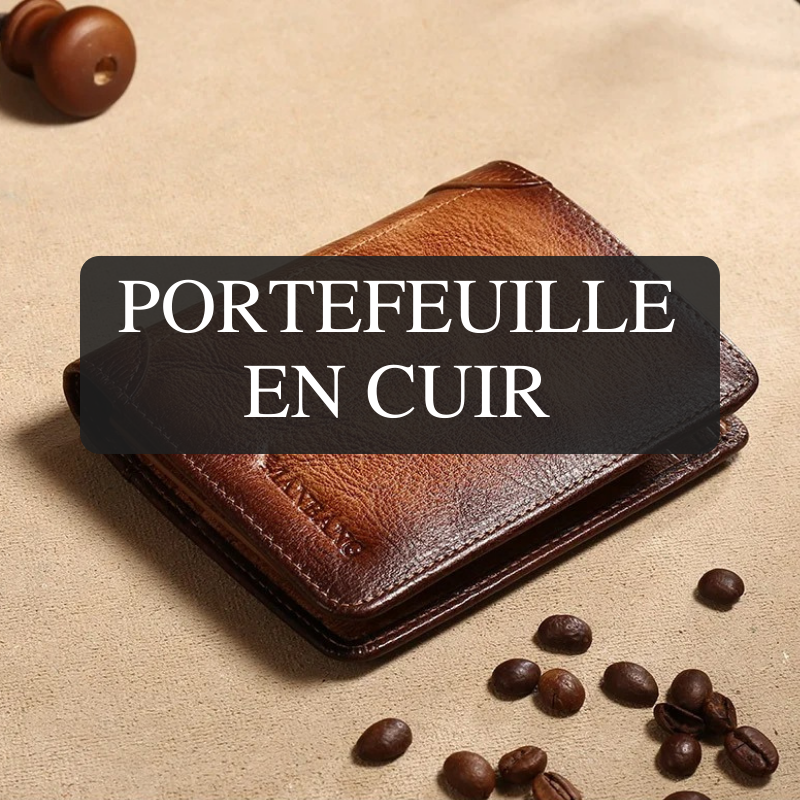 Portefeuille en Cuir Homme