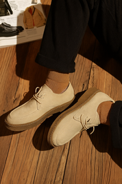 Scarpe da ginnastica in pelle scamosciata