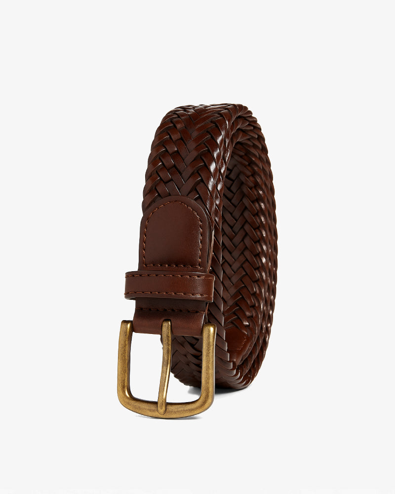 Cintura intrecciata da uomo di lusso