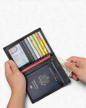 Portafoglio passaporto da uomo