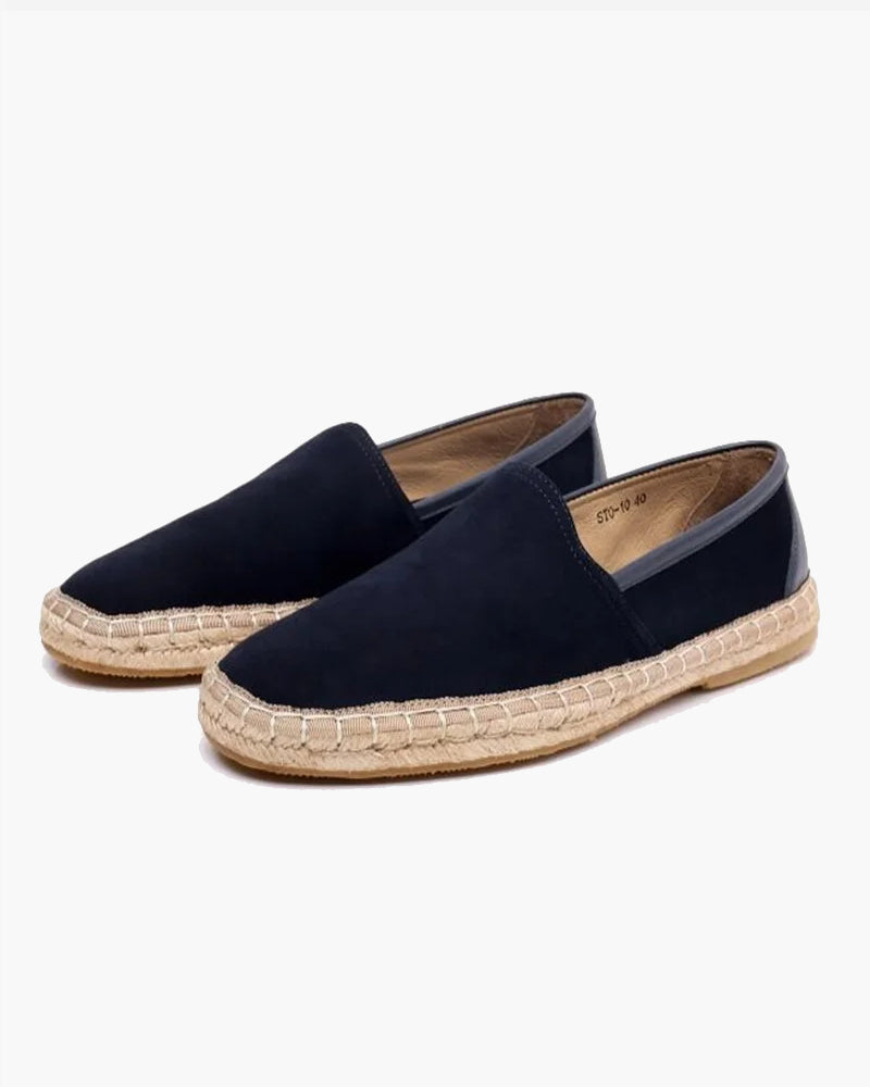 Espadrillas in pelle scamosciata