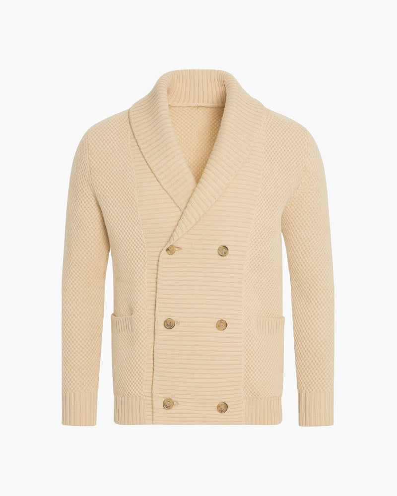 Cardigan incrociato da uomo