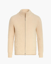 Cardigan da uomo in lana irlandese