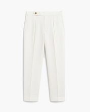 Pantaloni piega lino da uomo