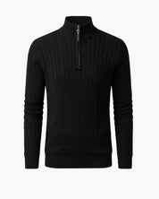 Maglione con zip da uomo