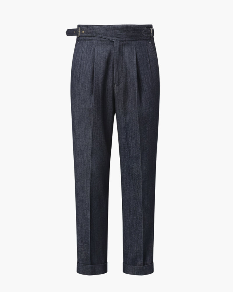 Pantaloni jeans a vita alta