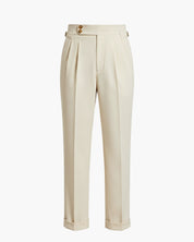Pantaloni da uomo con doppia piega