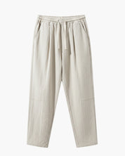 Pantaloni cropped in lino da uomo