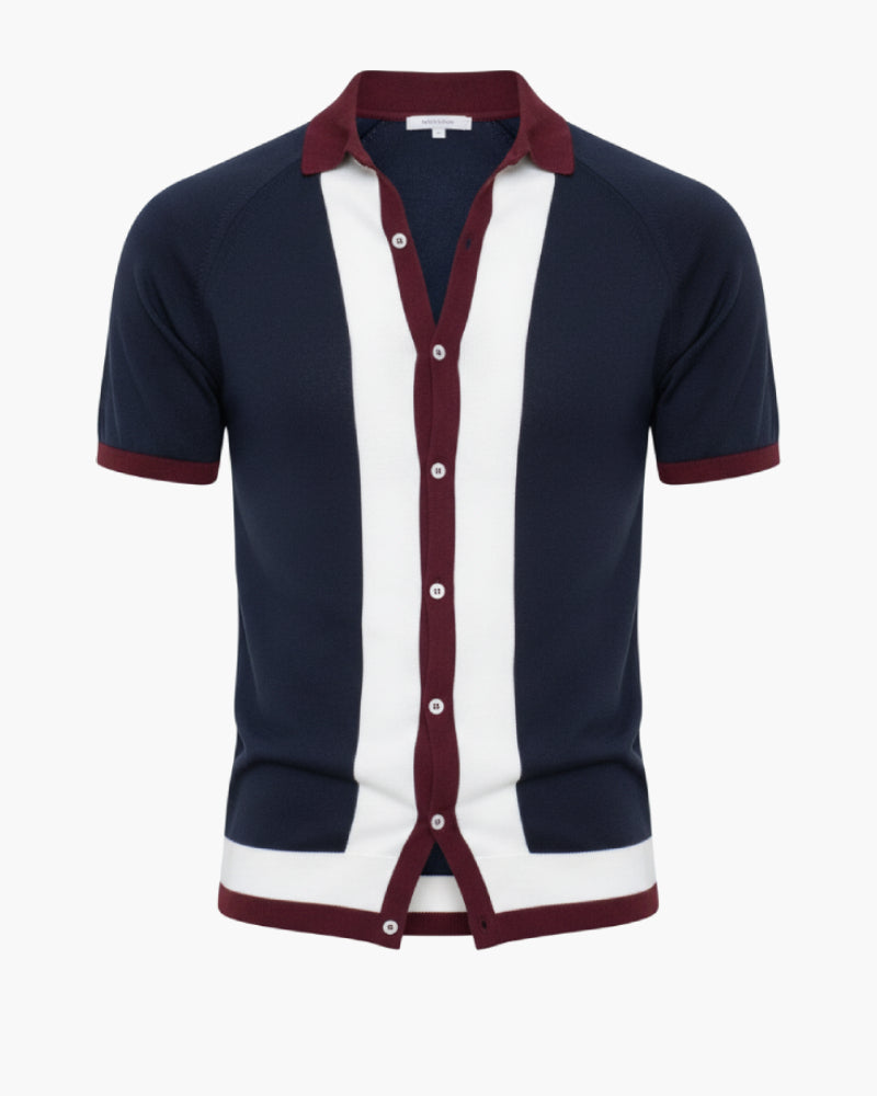 Camicia blu da uomo
