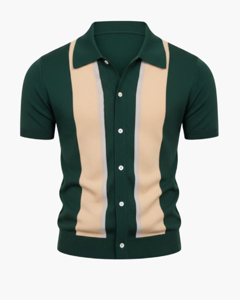Camicia verde da uomo