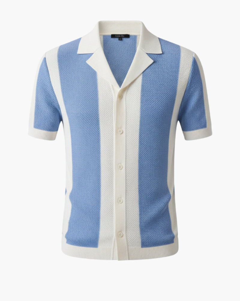 Camicia celeste da uomo