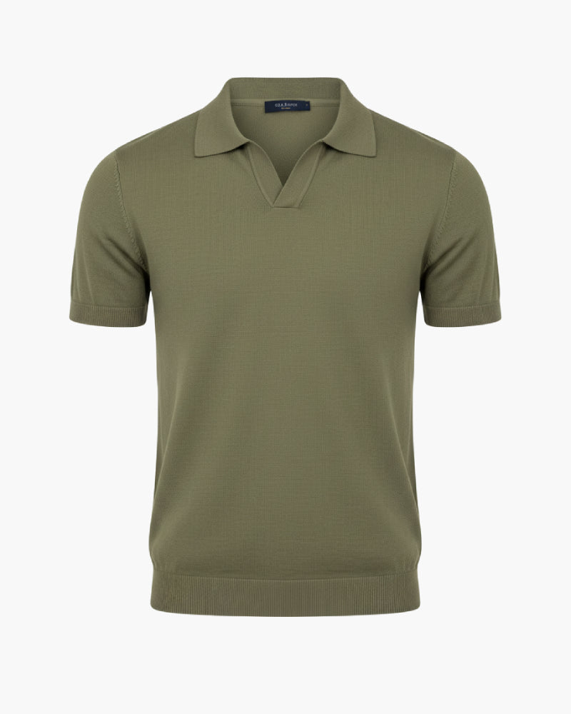 Polo senza bottoni