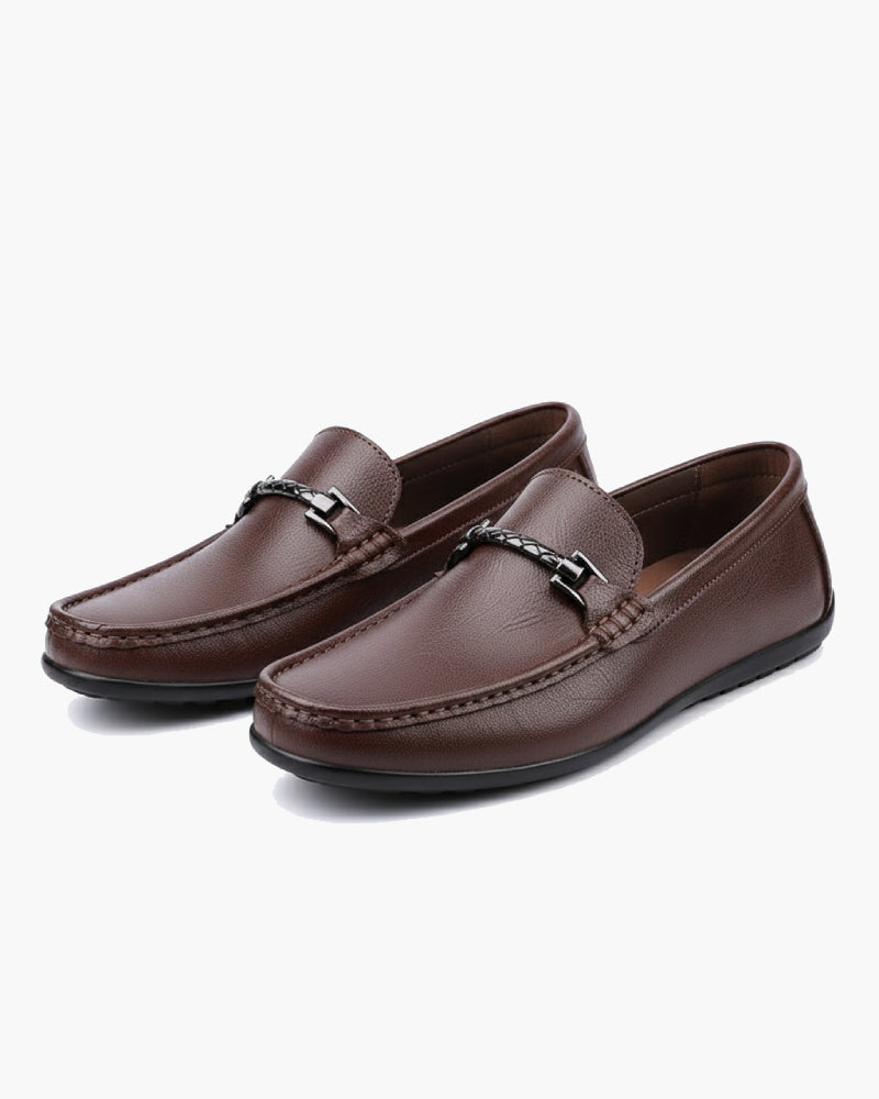 Scarpa in pelliccia da uomo