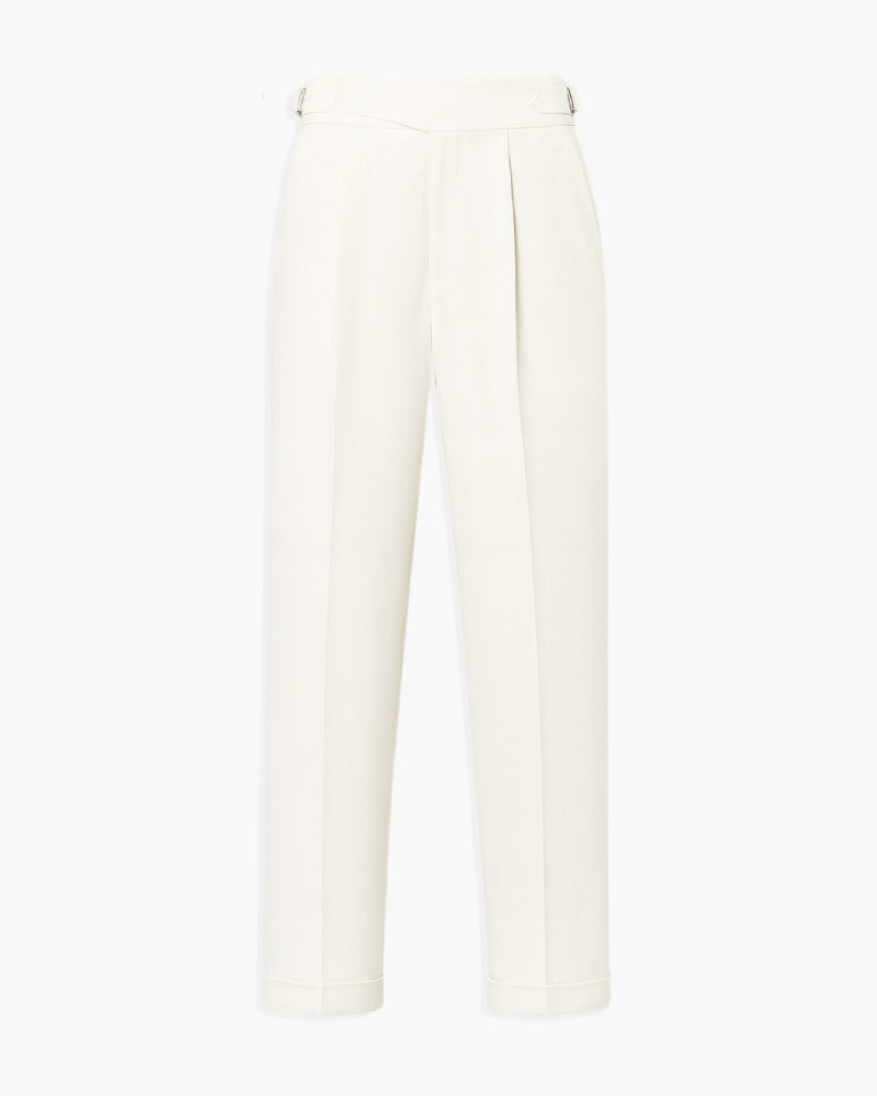 Pantaloni da completo bianchi da uomo