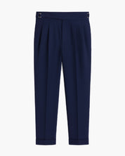 Pantaloni da completo blu scuro da uomo
