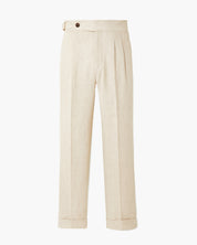 Pantaloni da completo in lino