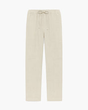 Pantaloni da uomo in lino beige