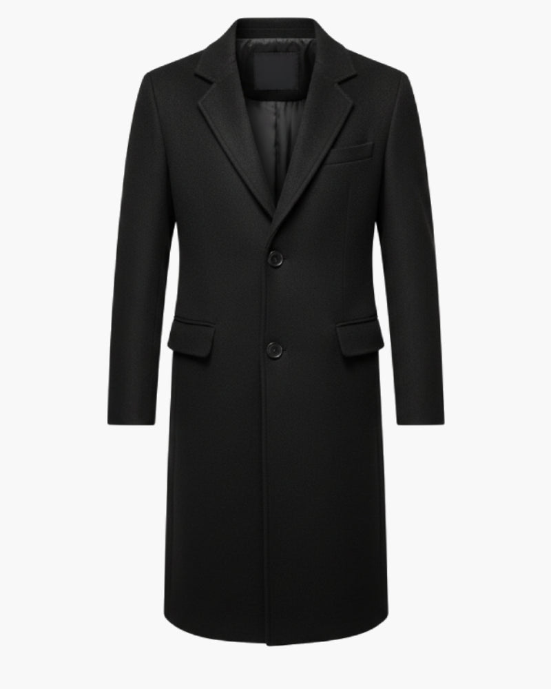Trench da uomo in lana