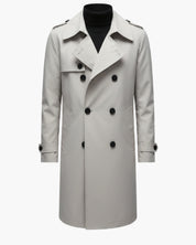 Trench bianco da uomo