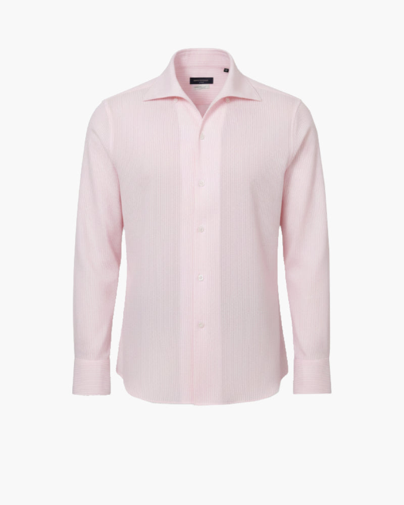 Camicia da uomo a righe rosa
