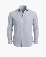 Camicia da uomo a righe blu