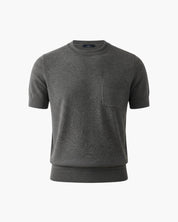 T-shirt in lino grigio