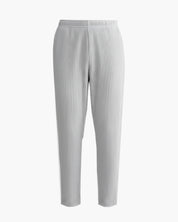 Pantaloni bianchi con piega da uomo