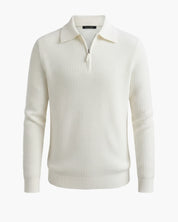 Maglione con cerniera 1/4