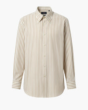 Camicia con colletto a righe