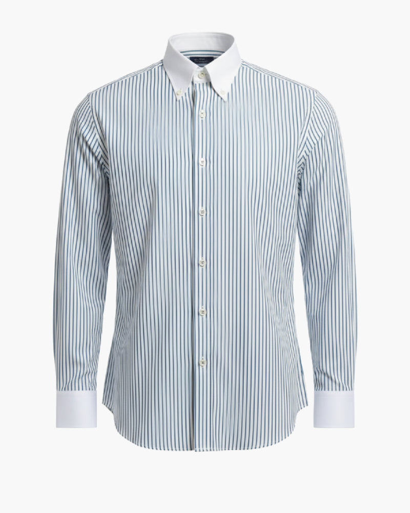 Maglia a righe blu