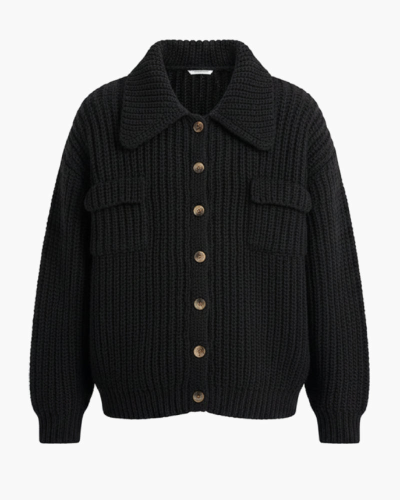 Cardigan da uomo con collo a scialle