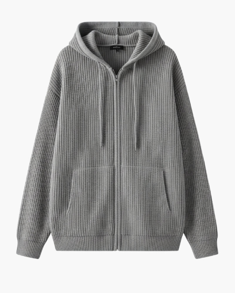 Cardigan con cerniera