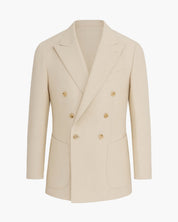 Giacca in lino beige