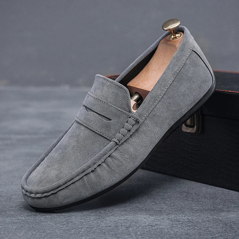 Chaussure Homme Mocassin Daim | Old Money