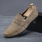 Chaussure Homme Mocassin Daim | Old Money