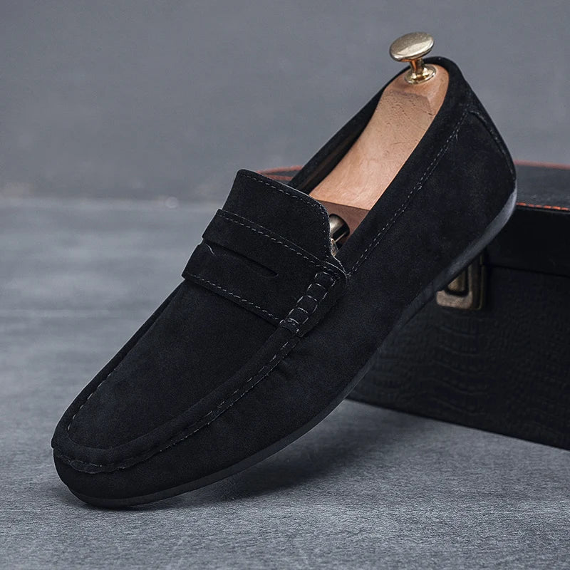 Chaussure Homme Mocassin Daim | Old Money