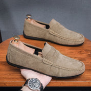 Chaussure Homme Mocassin Daim | Old Money