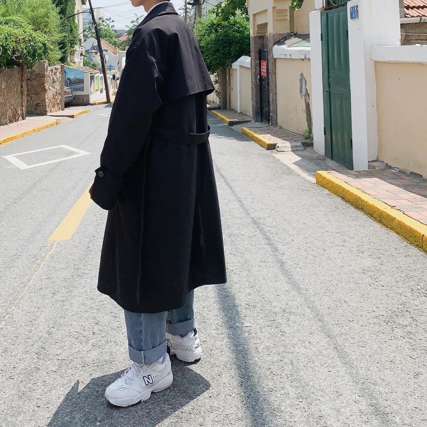 Long Trench Coat Homme | Old Money