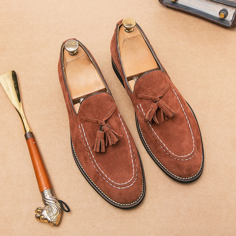 Mocassin à Gland en Daim | Old Money