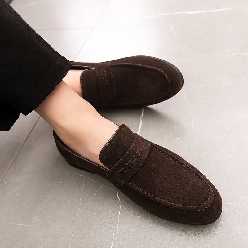 Mocassins en Daim pour Homme | Old Money