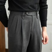 Pantalon a pince homme gris