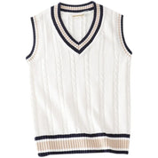 Pull cricket homme sans manche