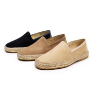 Espadrillas in pelle scamosciata