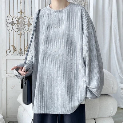 T Shirt Oversize Manche Longue | Old Money